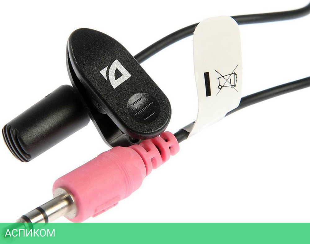 Микрофон Defender MIC-109 Black (64109)