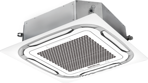 Сплит-система кондиционер кассетный Quattroclima QV-I36CG1/QN-I36UG1/QA-ICP12 на 100 м²
