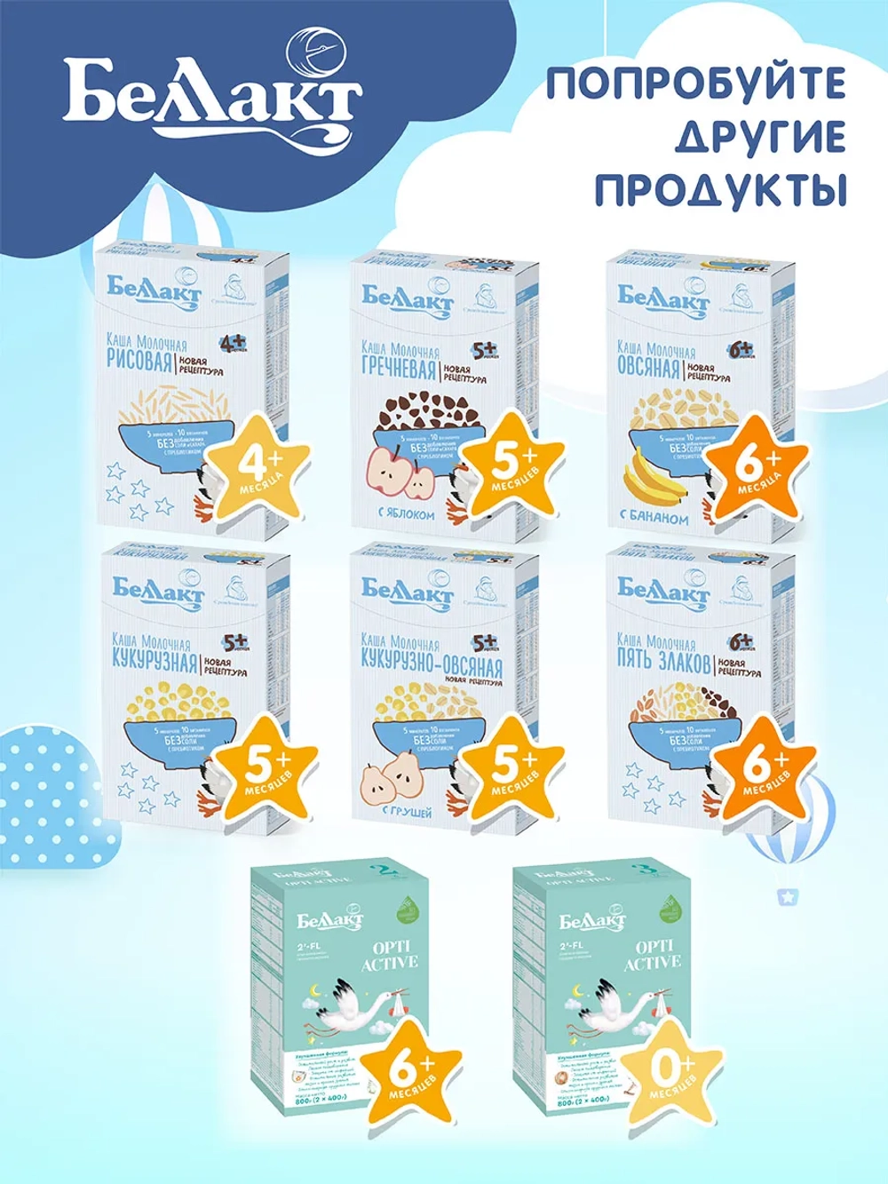 Смесь сухая Беллакт молочная 6-12 мес. 600 г