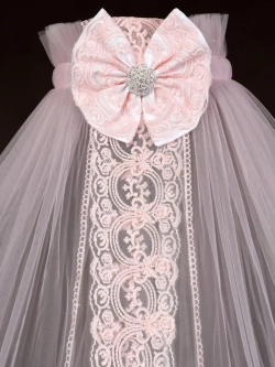 Балдахин с кружевом и брошью "Версаль"