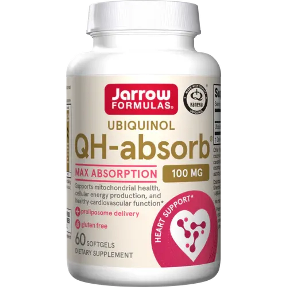 QH-Absorb® Ubiquinol 100 мг капсулы Jarrow Formulas