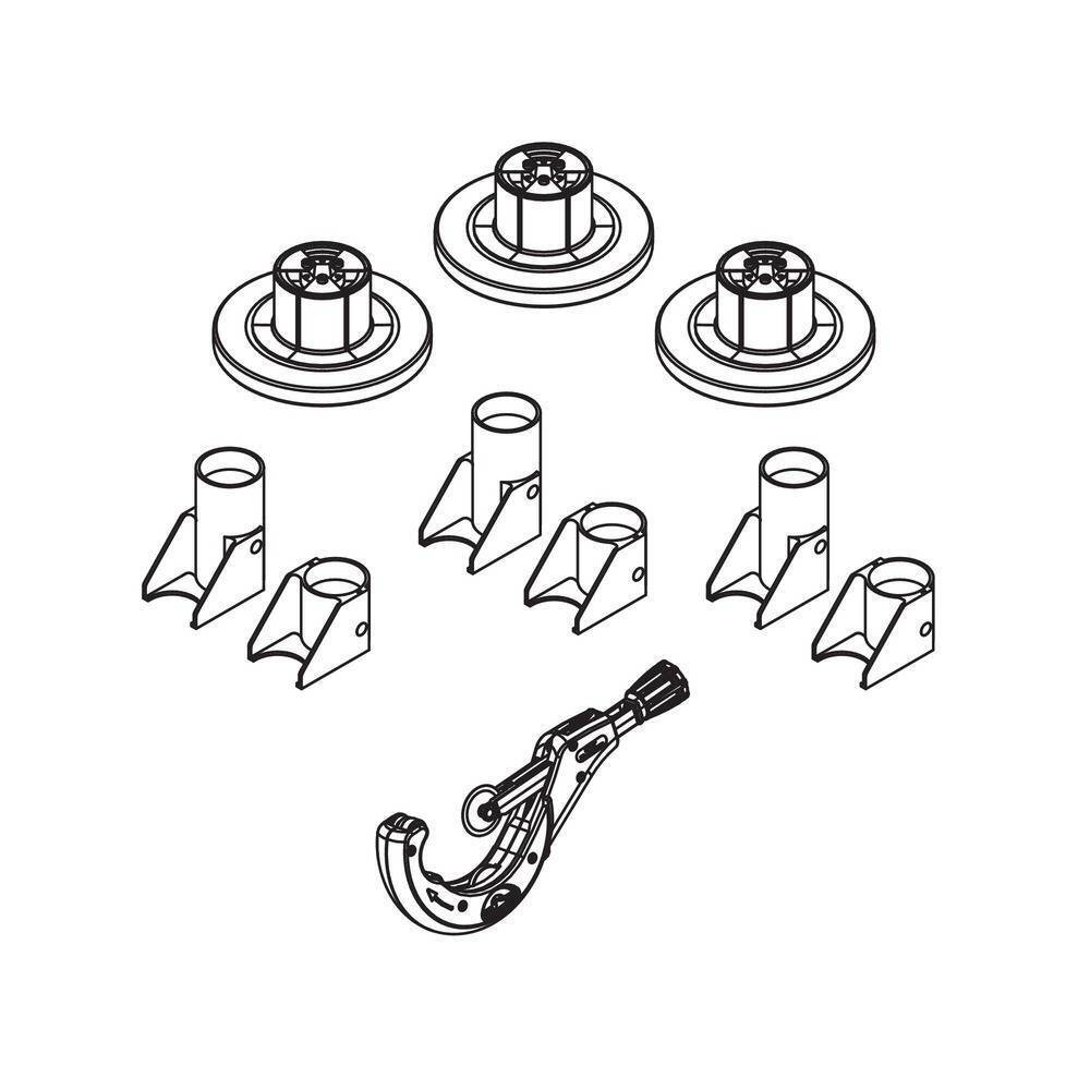 Сменный комплект насадок REHAU G2,E/G1,H/G1,H/G1 (F), для труб 75-110 (11378251001)