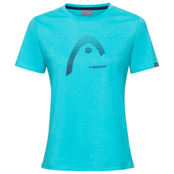 Женская теннисная футболка Head Club Lara T-Shirt - aqua