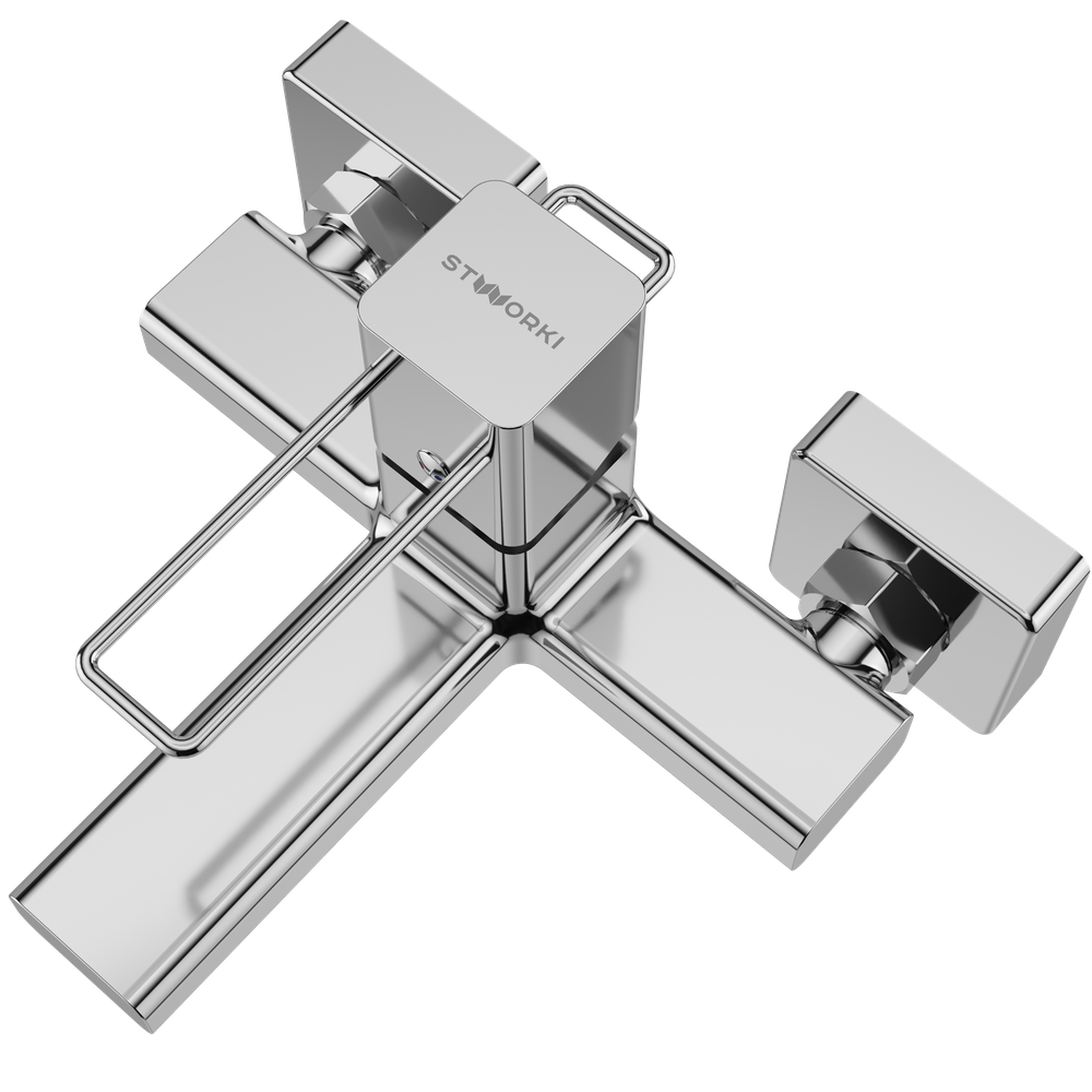 Смеситель для ванны с душем STWORKI Брамминг S40100CR хром