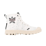Palladium Pampa Canvas Shoes Unisex Mid top Ivory