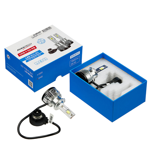 Лампа светодиодная головного света, D4S 35 Ватт, 6500К, 7600lm, комплект 2 шт. ALBD4S