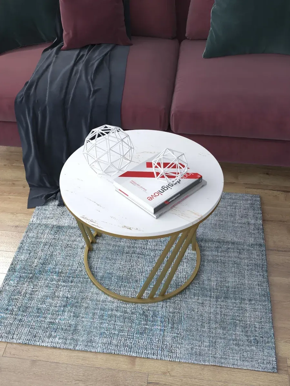 Журнальный стол Адидас - ЗЗБ - МДФ в ПВХ