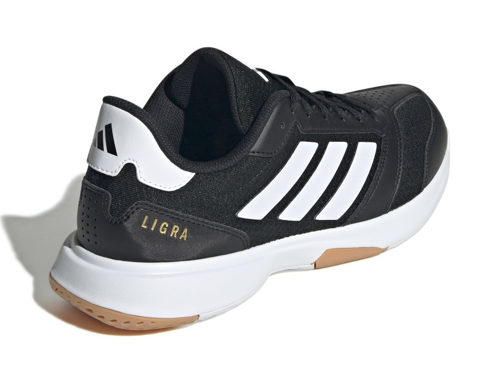 Мужские кроссовки для бадминтона/сквоша Adidas Ligra 8 M - core black/cloud white