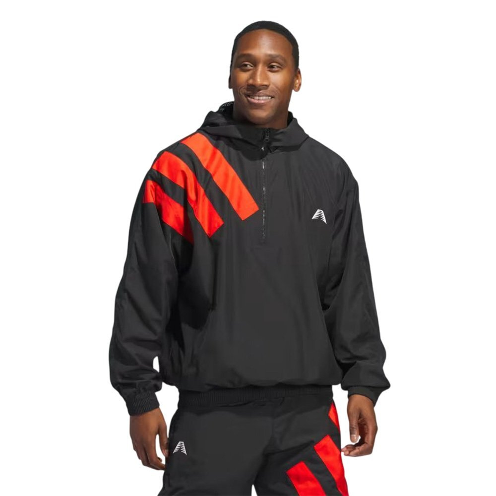 Толстовка adidas Anthony Edwards Anorak Pullover Black