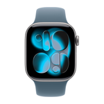 Умные часы Apple Watch Series 11 GPS, 42mm, Space Gray Aluminium Case with Anchor Blue Sport Band, S/M