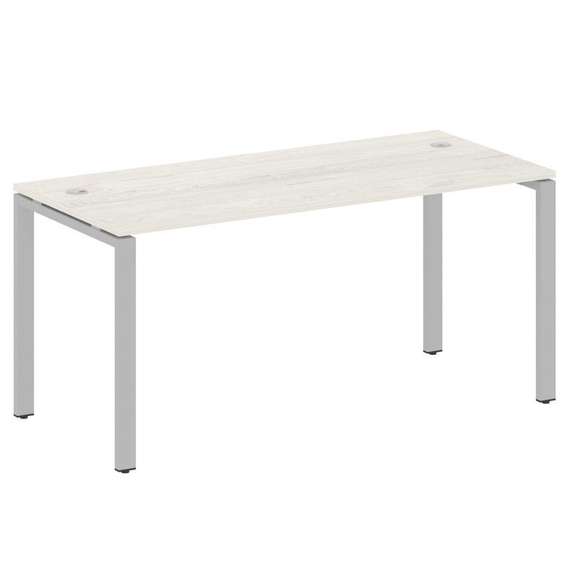 Metal System Стол письменный на П-образном м/к БП.СП-4 Дуб Наварра/Металл Серый 1600*720*750