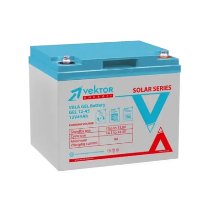 Аккумулятор VEKTOR ENERGY GEL 12-45