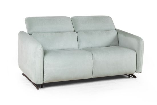 Rimini диван-кровать прямой замша мятный