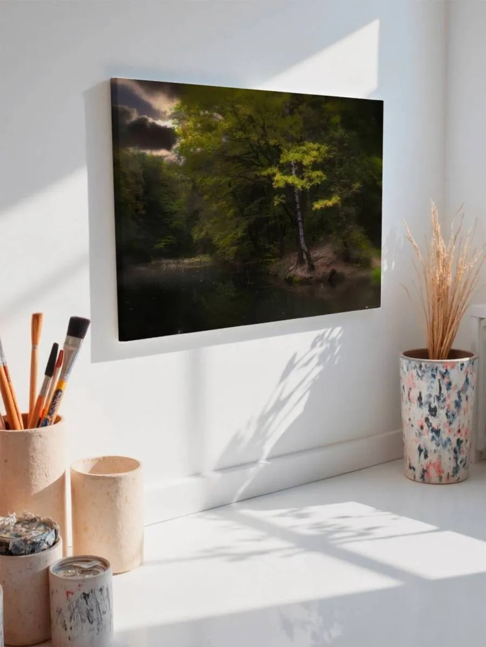 Картина на стену 40 X 50 Лесной пейзаж