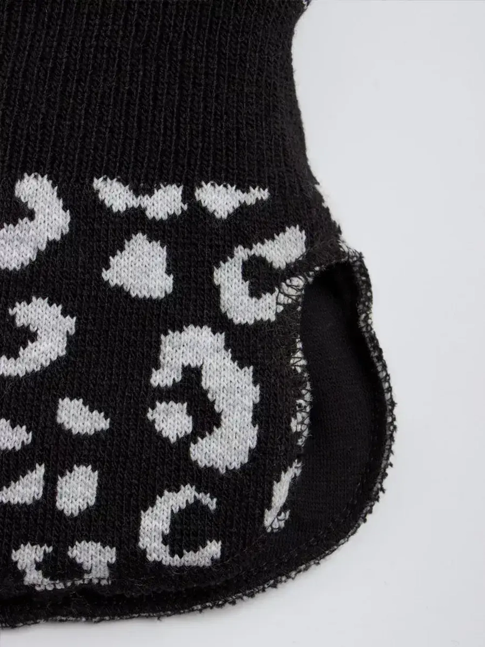 Шапка шлем детская зимняя вязаная