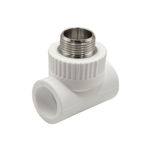 Тройник комб. нар 25х3/4''х25 EVER® plast БЕЛЫЙ (Россия)