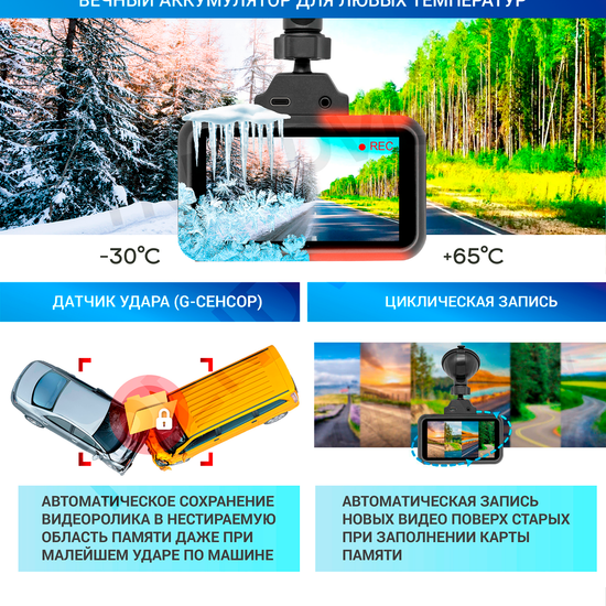 Видеорегистратор с радар-детектором - TrendVision Hybrid Signature Real 4K Max