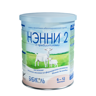 НЭННИ 2 800г — детская смесь на козьем молоке, питание с 6 месяцев