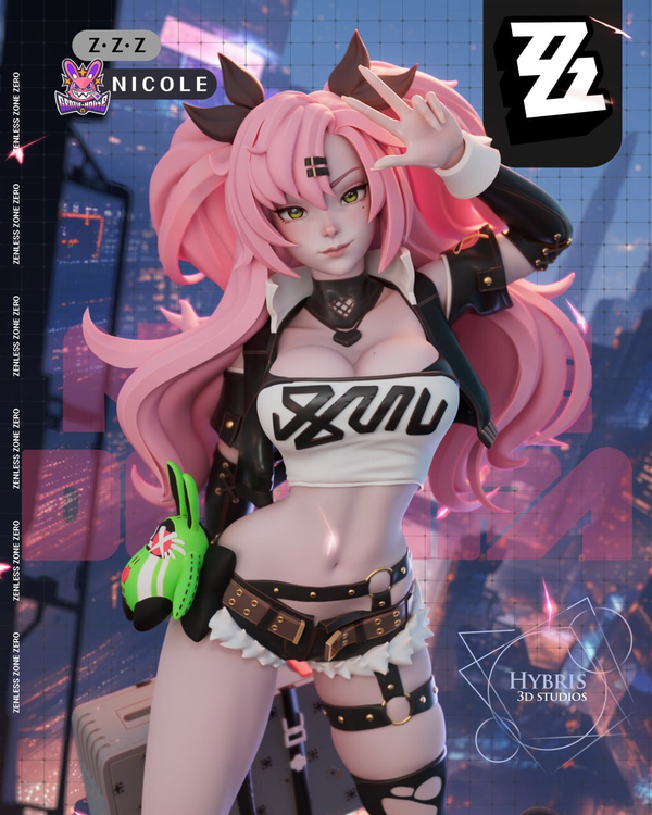 Зайка Nicole Demara - Zenless Zone Zero zzz Фигурка