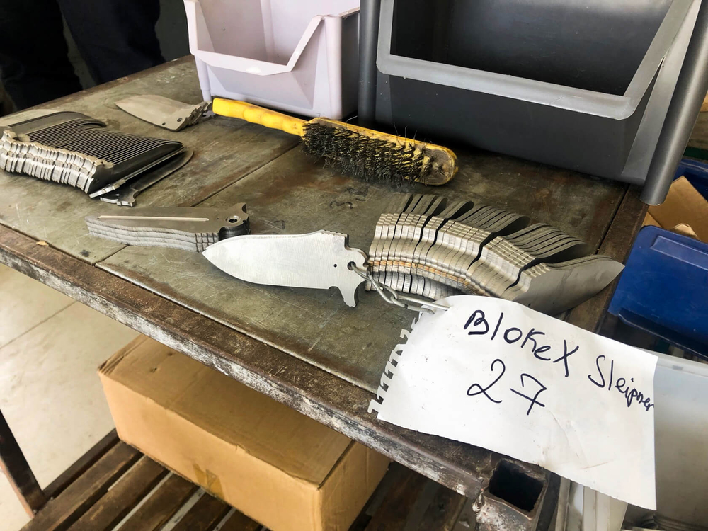 Складной нож Bloke X N690 StoneWash