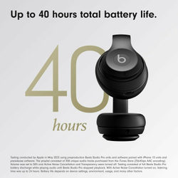 Beats Studio Pro Wireless- Беспроводные наушники Bluetooth с функцией шумоподавления - До 40 - Черный
