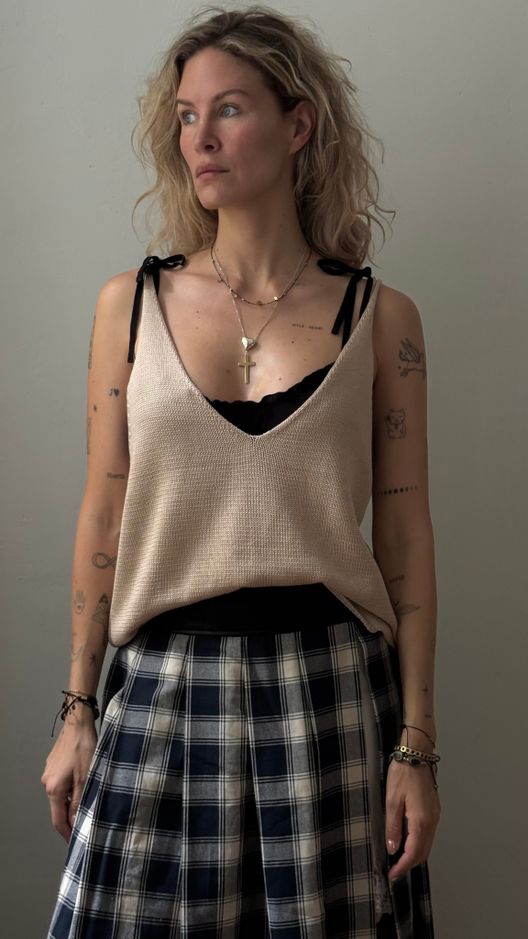 Трикотажная майка с глубоким вырезом / Bohemian Lovers