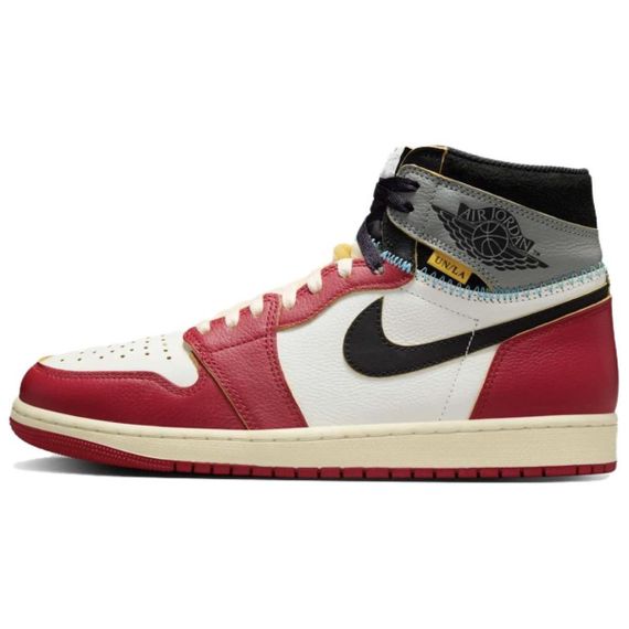 Jordan Air Jordan 1 Винтажные баскетбольные мячи Белые Красные Серы Юнисекс