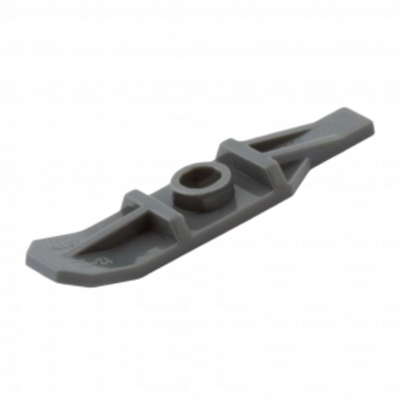 Lego 50шт Минифигурка Лыжи для ног без шарнира (темно-серый) 99774-6245288