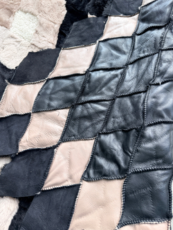 Покрывало меховое ковер из шкуры овчины