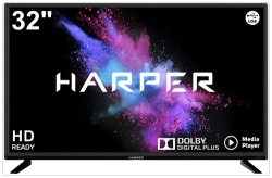 Телевизор Harper ЖК 32"; 32R690T черный