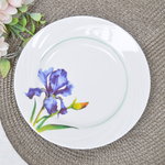 Тарелка 175мм мелкая форма Голубка Ирис