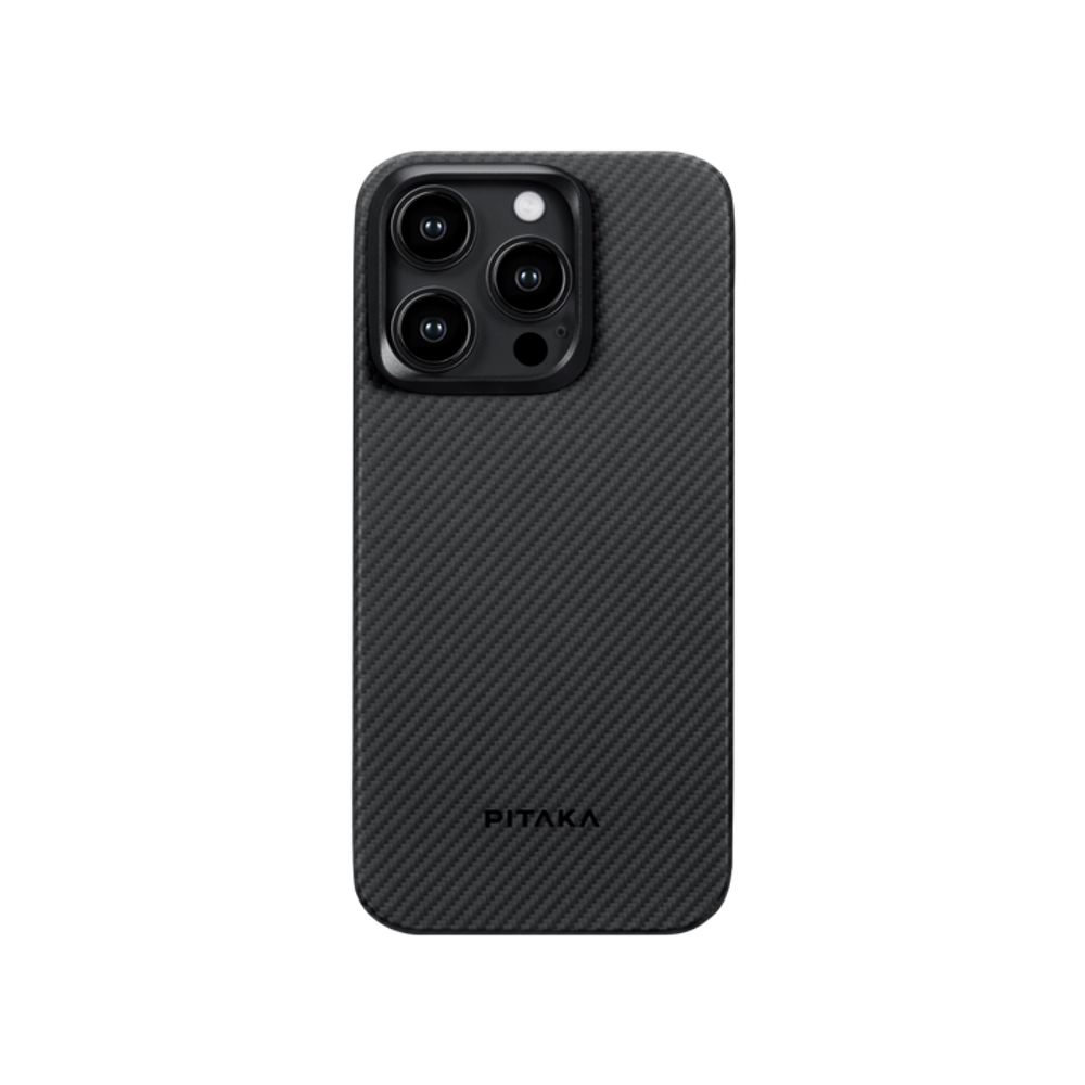 Чехол Pitaka MagEZ Case 4 для iPhone 15 Pro Max 600D Black/Grey (Twill)