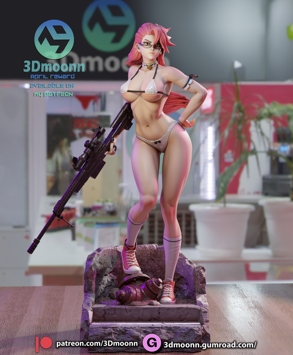 Сая Такаги Школа мертвецов Highschool of the Dead - Saya Takagi hotd Фигурка