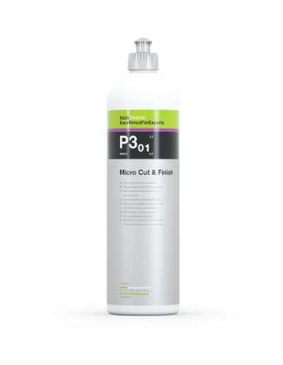KochChemie P3.01 - Антиголограммная финишная абразивная паста с воском карнауба (1 л)