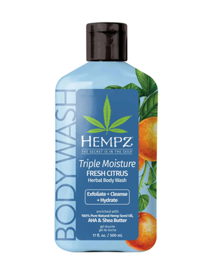 HEMPZ Гель для душа Тройное увлажнение 500мл / Hempz Triple Moisture Fresh Citrus Herbal Body Wash