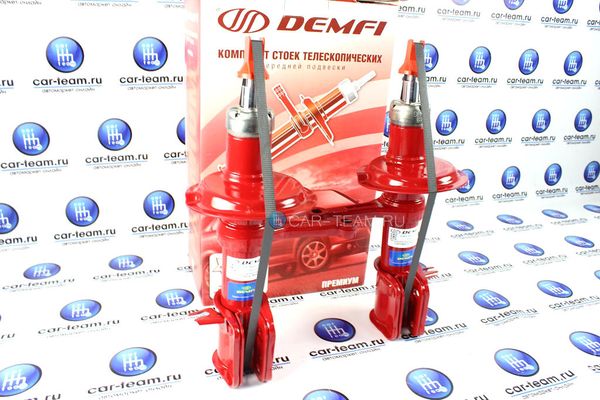 Стойки передние "Demfi" премиум газо-масляные с занижением -30, -50, -70, -90 на ВАЗ 2108-09, 2113-14-15
