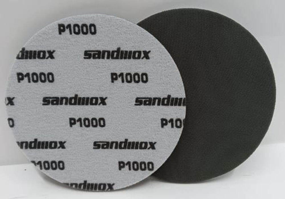 Sandwox Super Fine Foam диск на тканево-поролоновой основе, карбид кремния 150мм P1000