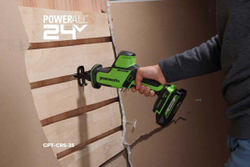 Пила сабельная аккумуляторная GREENWORKS 24 V без акк и з/у   1200507