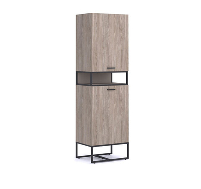 CALIPSO Шкаф с открыт. полкой ОРЕХ БАРСЕЛОН/БАЗАЛ