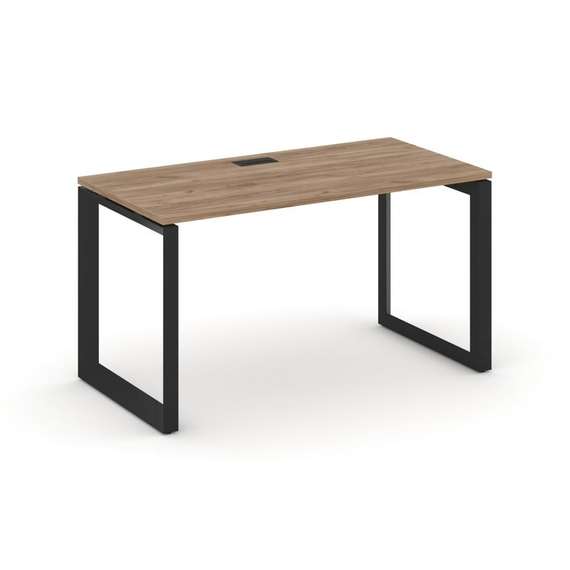 Style Project Стол письменный SN-59O.SP-003 Дуб Табак/Металл Черный/Черный Заглушка 1380*600*750