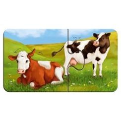 Puzzle Adorable Animals 2x9 pcs