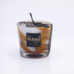 nan Свеча ароматическая Wave brown Victoria with Love Коричневый