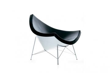 кресло coconut armchair ( кожа) (by Steel Arts)
