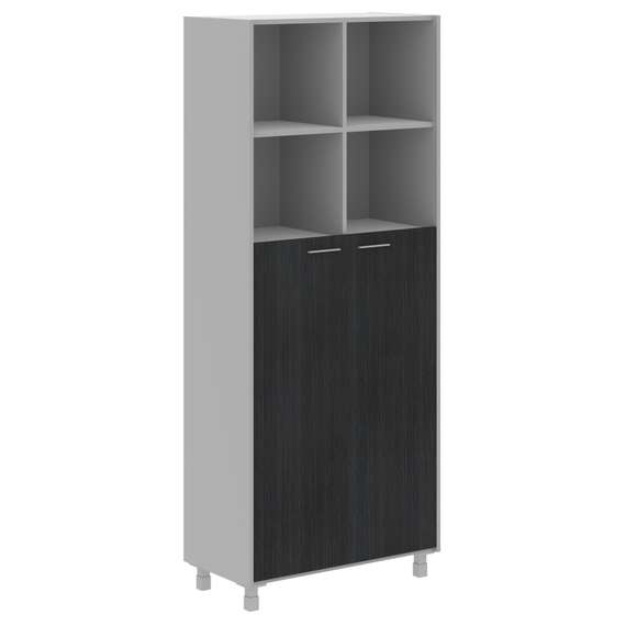 Шкаф с глухими средними дверьми OHC 87.6  874х450х2147 OFFIX NEW