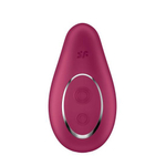 Малиновый клиторальный вибромассажер 9см Satisfyer Dipping Delight
