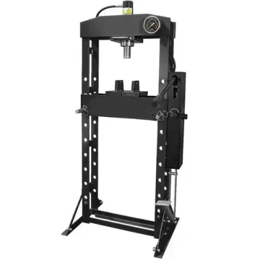 Пресс гидравлический с манометром напольный 20т, ручной/ножной привод (раб. высота:0-895мм, ход штока:190мм) RockFORCE RF-20030 BIG(дерев)