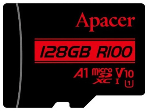Карта памяти Apacer microSDXC AP128GMCSX10UB-RA 128 Гб