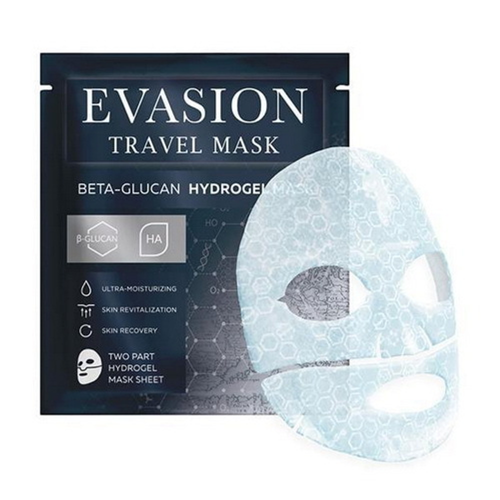 Travel Mask β-Glukan Evasion | Гидрогелевая маска с β-глюканом и гиалуроновой кислотой