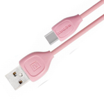 Кабель 1m USB/type-c 2.1A RC-050a Lesu Remax pink
