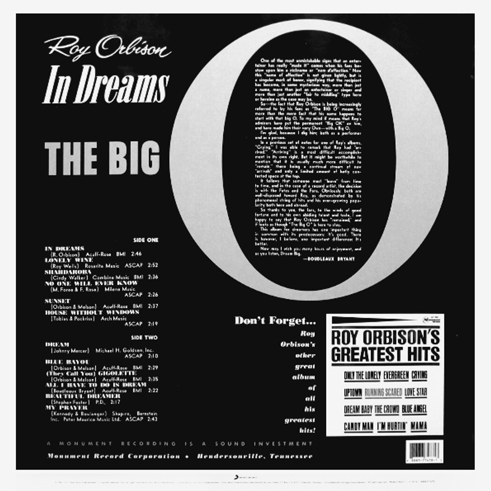 Roy Orbison / In Dreams (LP)